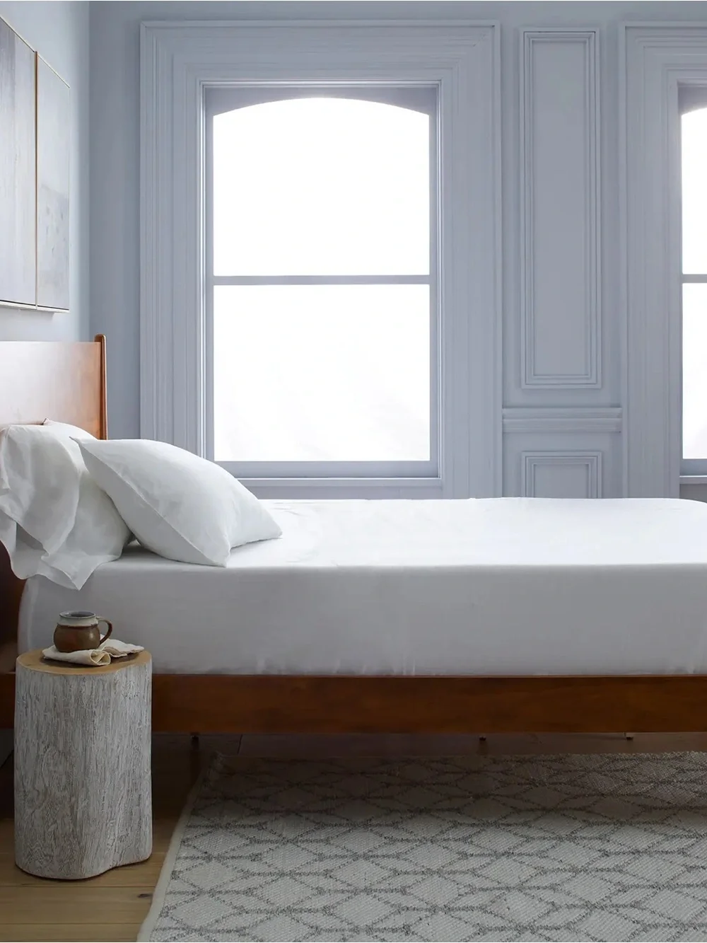 Quince Twin Fitted Sheet White